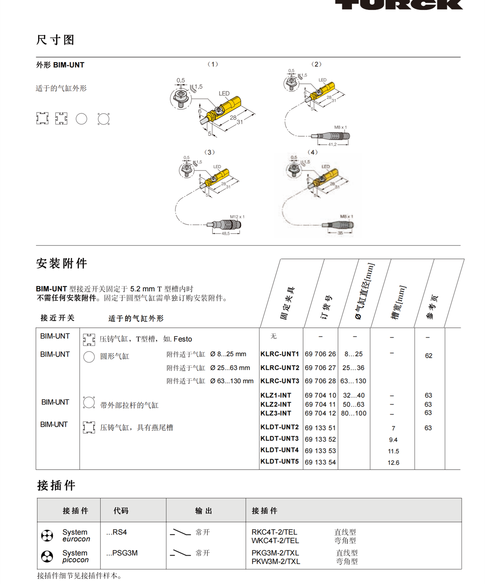 图尔克槽型电感式传感器1613000BI2-Q5.5-AP6X