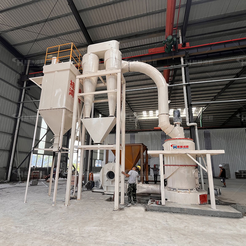 煤矸石制粉设备 鸿程立式磨粉机 矿石磨成粉用的机器
