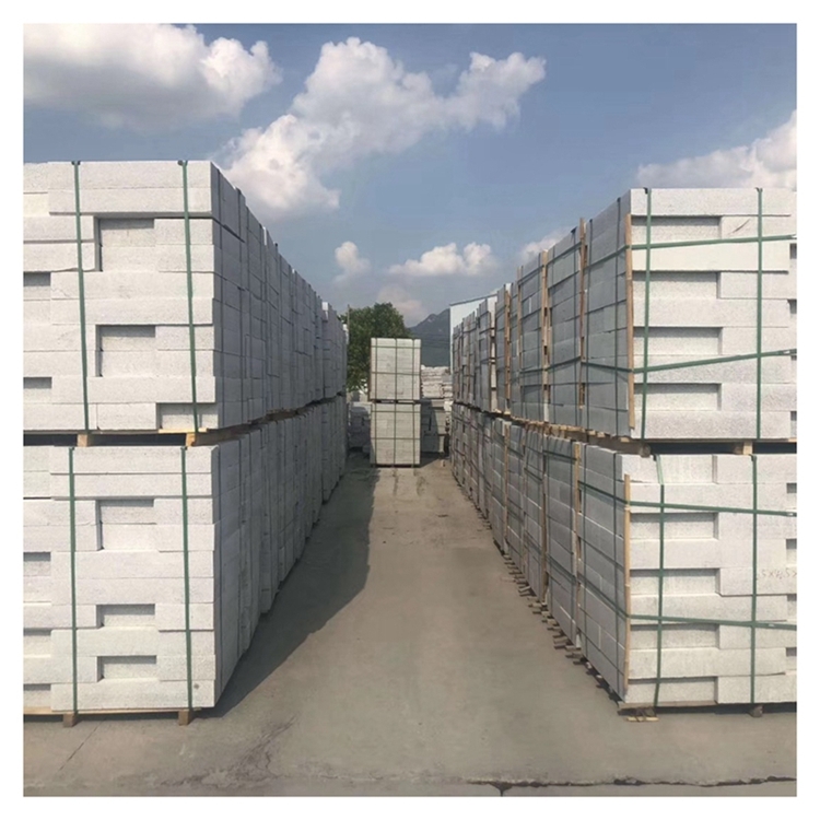 厂家批发芝麻白花岗岩 光面花岗岩 小区广场铺装石材