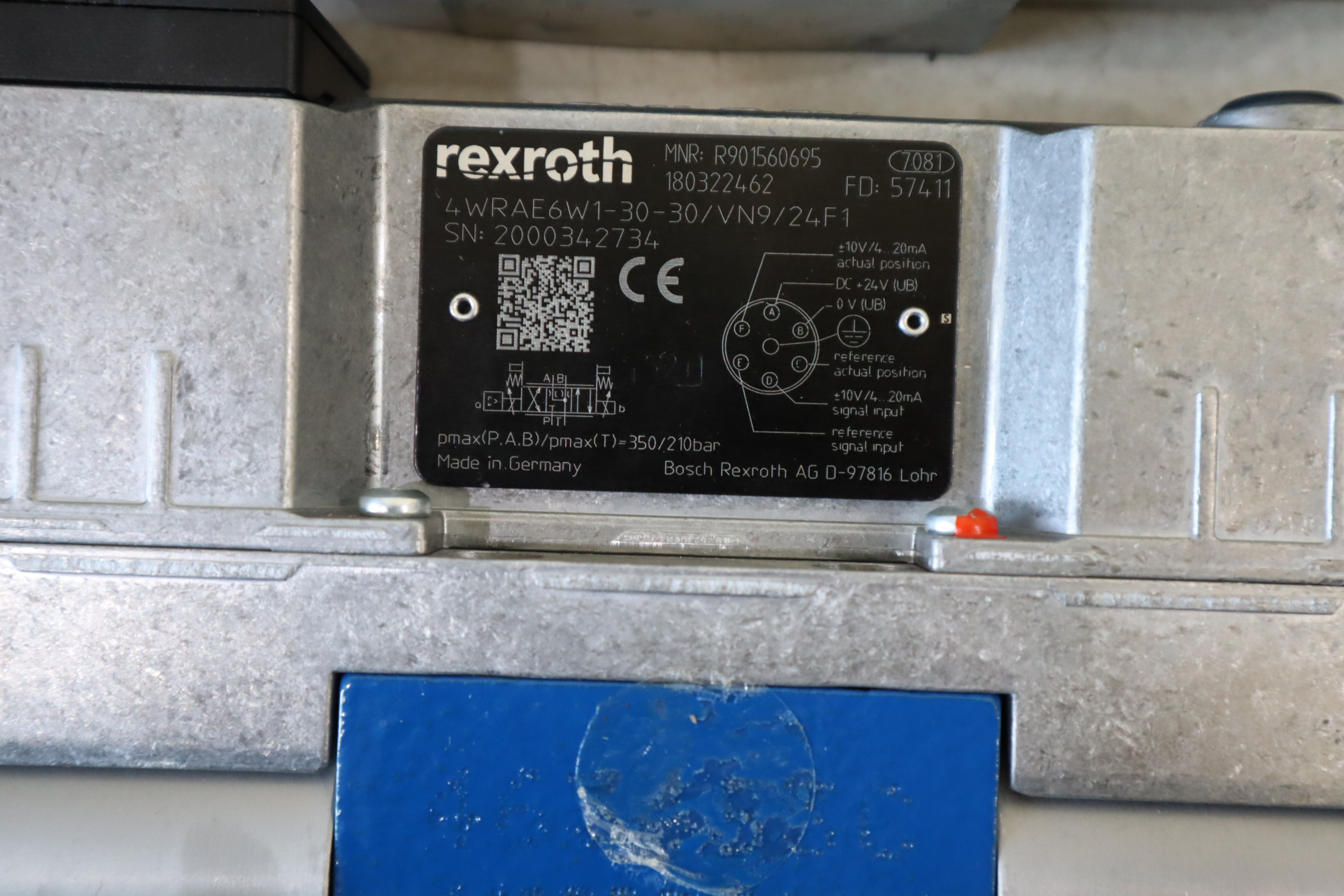 4WRAE6W1-30-3X/VN9/24F1 R901560695 力士乐REXROTH