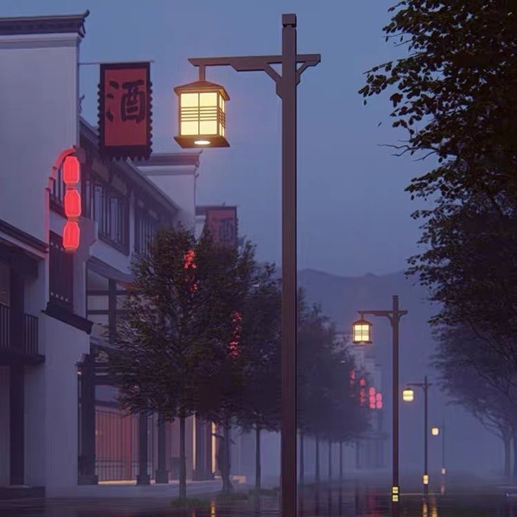 浙江环保节能 市电庭院灯 的设计