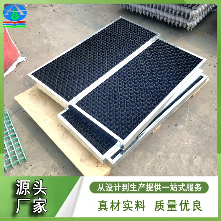 PVC进风格栅对风机能耗与整体热效率的影响 提升闭式塔能效的部件