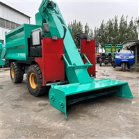 牛圈用清粪车 柴油自走式扒粪车 翻斗自卸装运粪便车