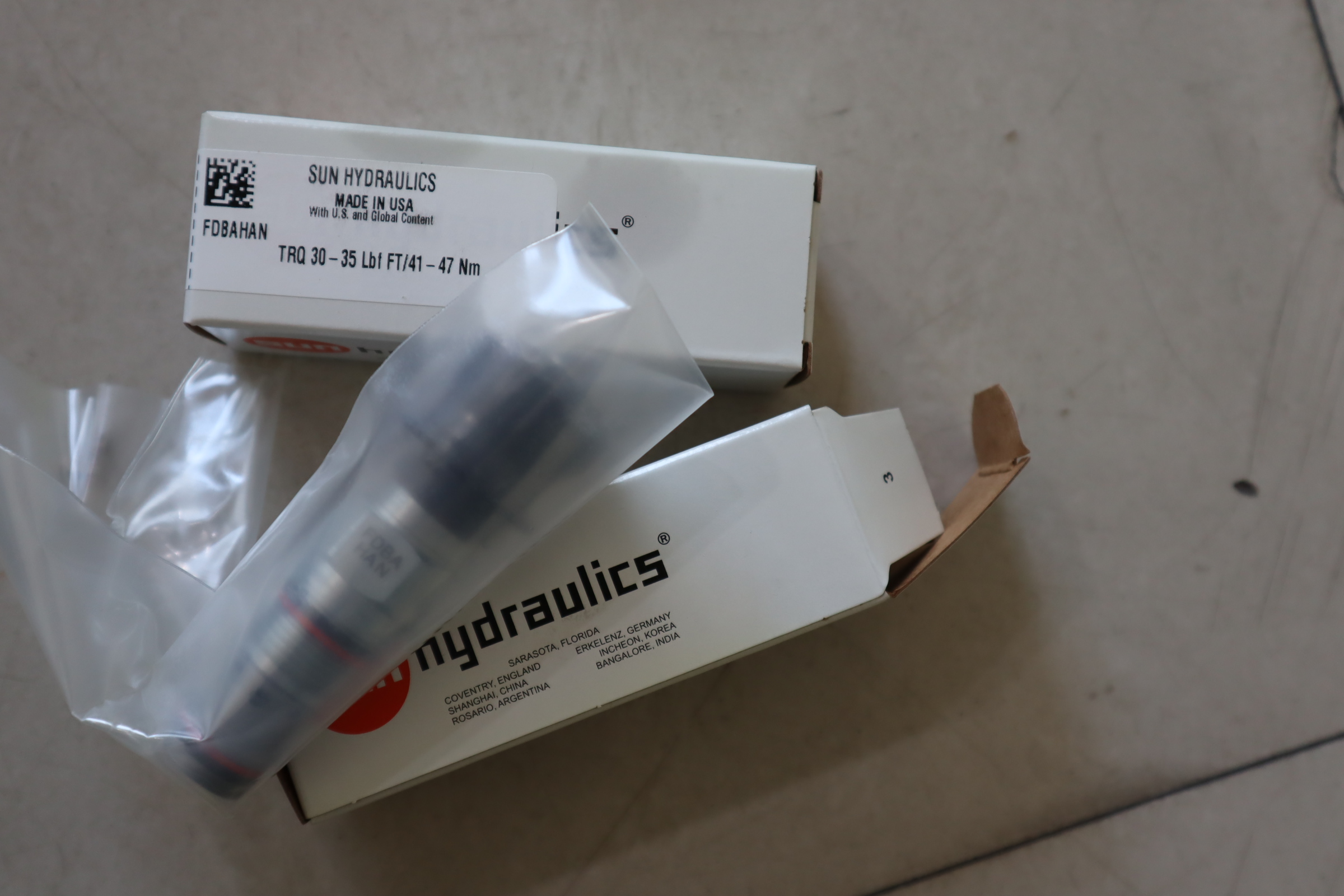 FDBAHAN TRQ 30-35 LBF FT/41-47 NM 美国太阳SUN液压阀