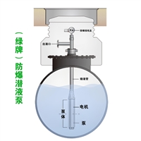 防爆屏蔽化工潜泵输送200多种介质5年质保终生免维护,防爆化工潜泵