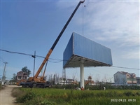 杭州高炮立柱T型广告牌制作源头工厂