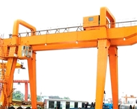 山西大同厂家 轨道式和轮胎式 双梁龙门吊的选型区别