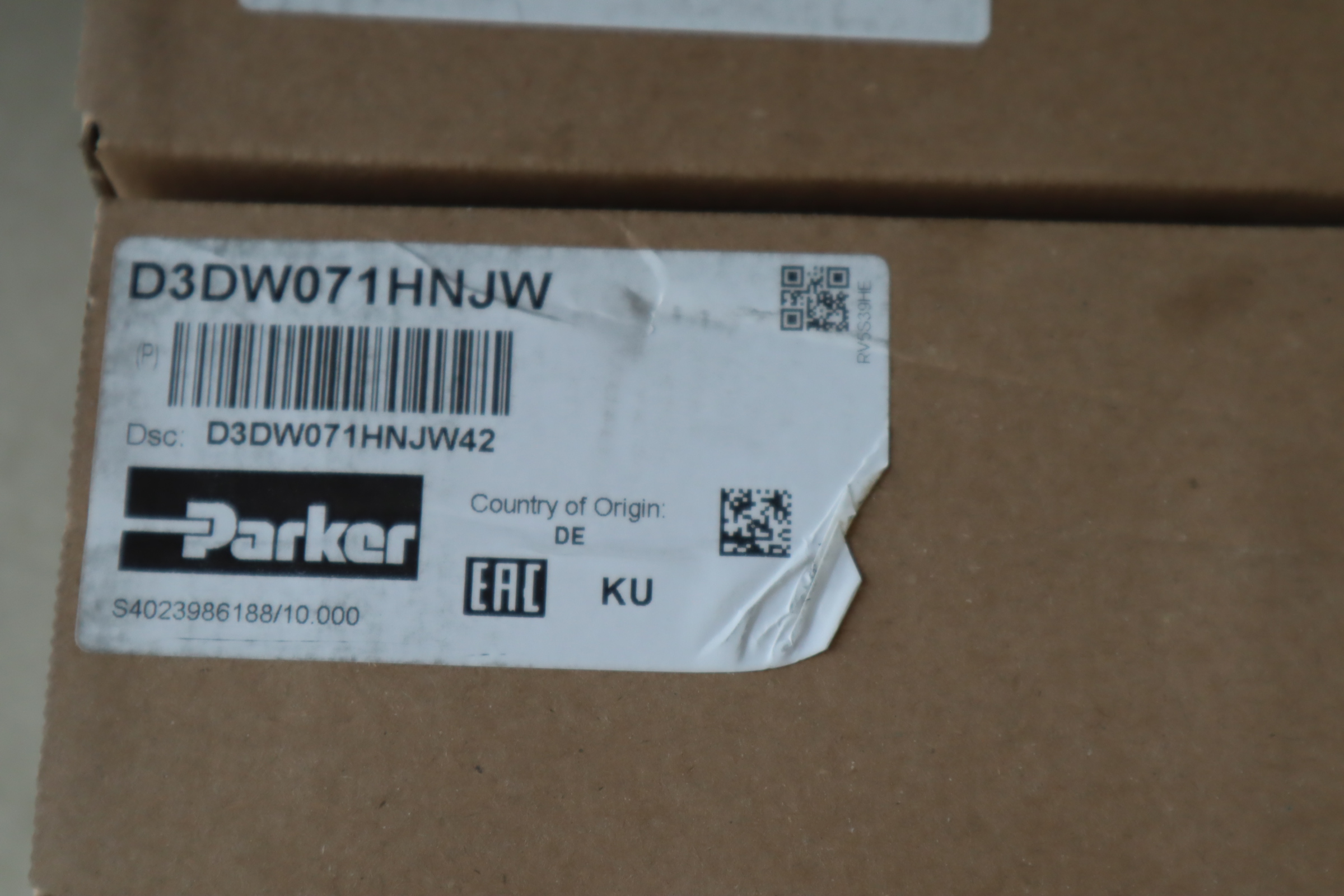 D3DW071HNJW42 D3DW071HNJW 美国派克PARKER电磁阀