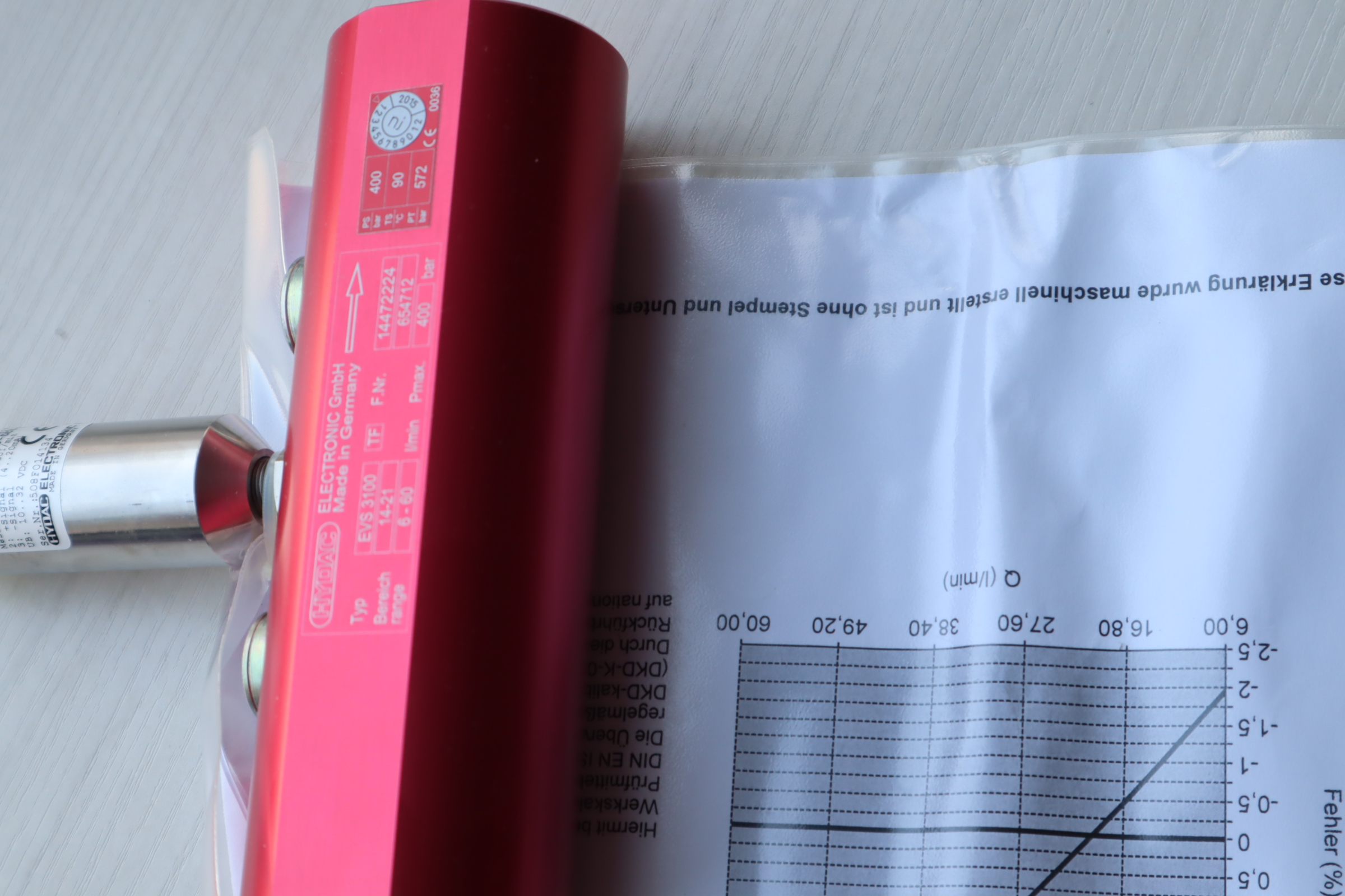 EVS 3104-A-0060-000 905882 德国贺德克HYDAC压力温度传感器