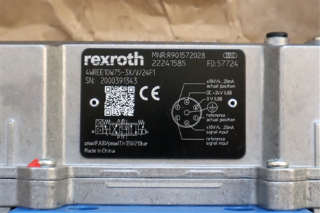 4WREE10W75-3X/V/24F1 R901572028 德国力士乐REXROTH比例阀