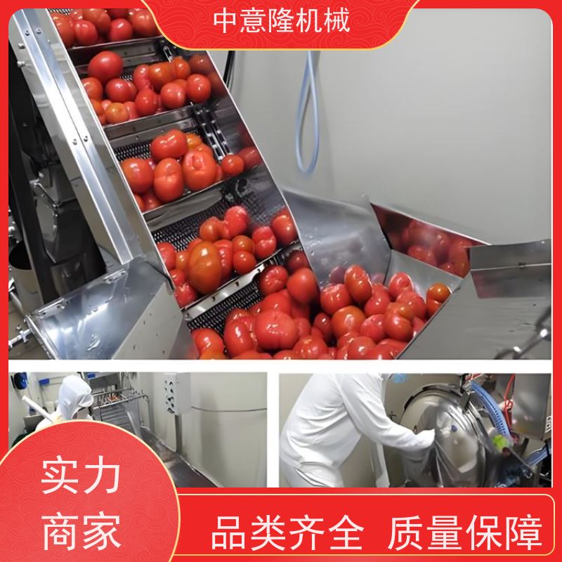 中意隆 PLC智能控制番茄酱生产线 樱桃酱加工设备厂家