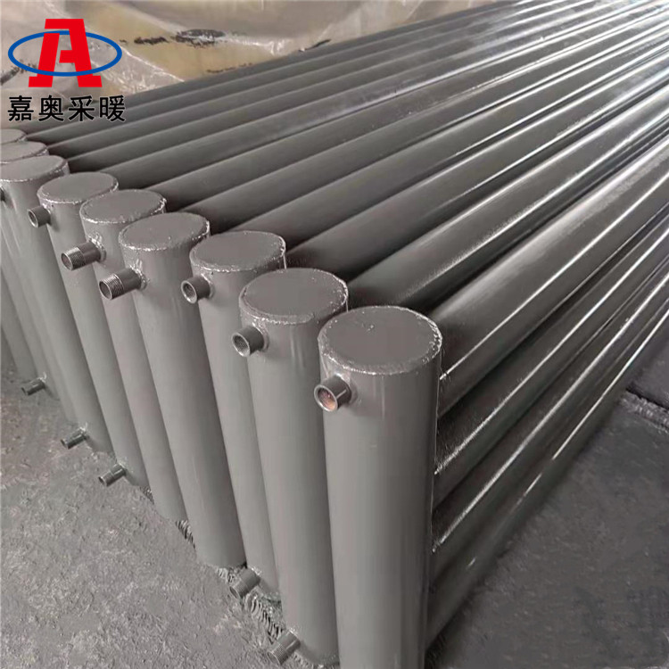养殖用b型热水排管暖气片 厂房专用光排管暖气片规格含义