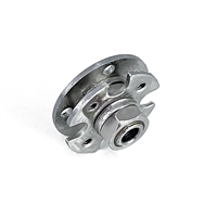 挂烫机专用圆盘形可过线五金转轴