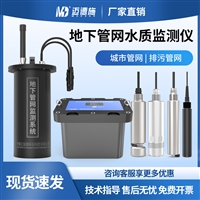 地埋式地下管网水质监测仪 低功耗pH余氯浊度重金属在线检测设备