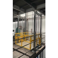 佰旺液压升降货梯厂 定做类导轨工业货梯平台