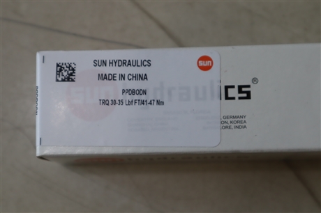 PPDBODN TRQ 30-35 LBF FT/41-47 NM 美国太阳SUN插装阀液压阀