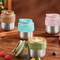 不锈钢真空礼品保温杯 予己温柔赠人深情 上海思乐得