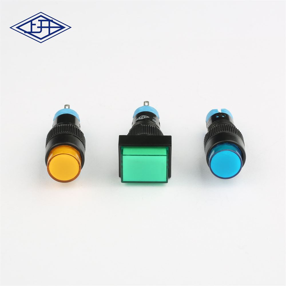 广东卡式面板安装15mm复位短款防水式IP67小按钮开关种类