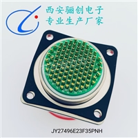 100芯方盘插座装针JY27496E23F35PNH压连接器 骊创供应