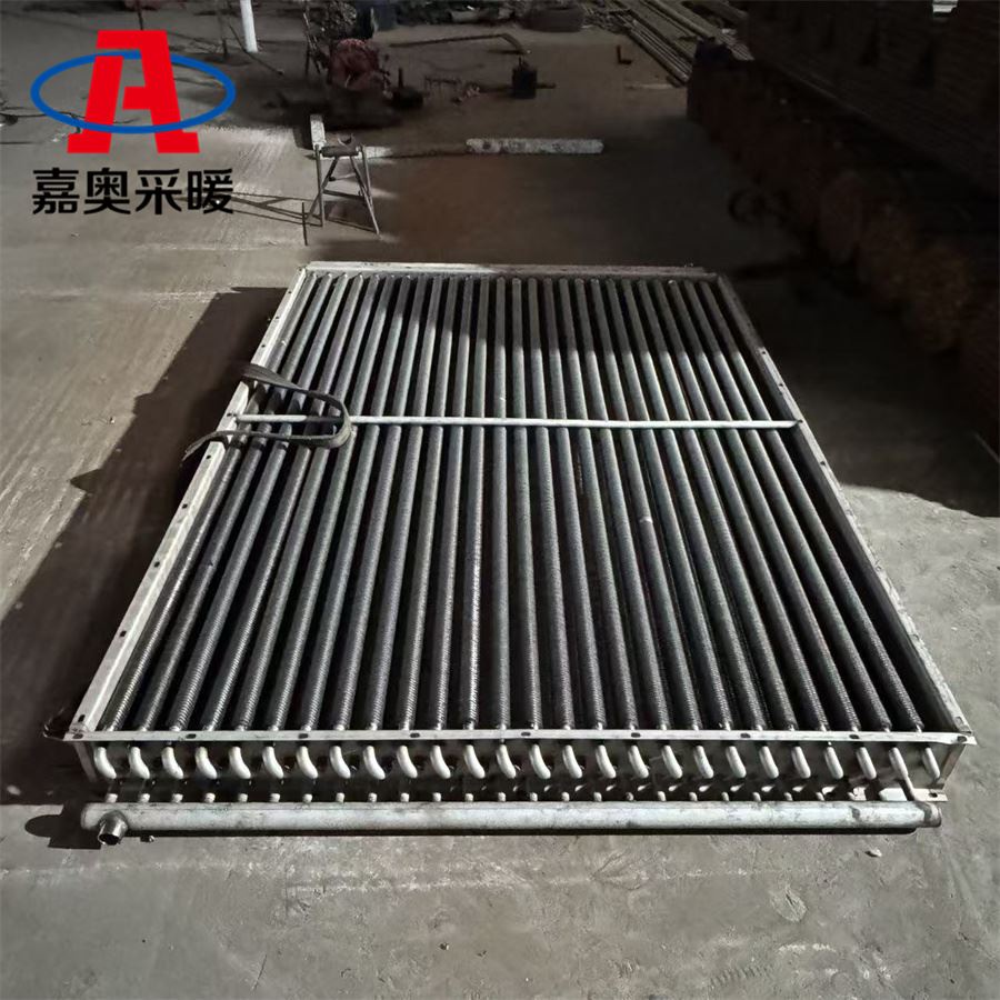 煤炭厂用圆翼翅片管暖气片  钢制弯管翅片管暖气片尺寸表