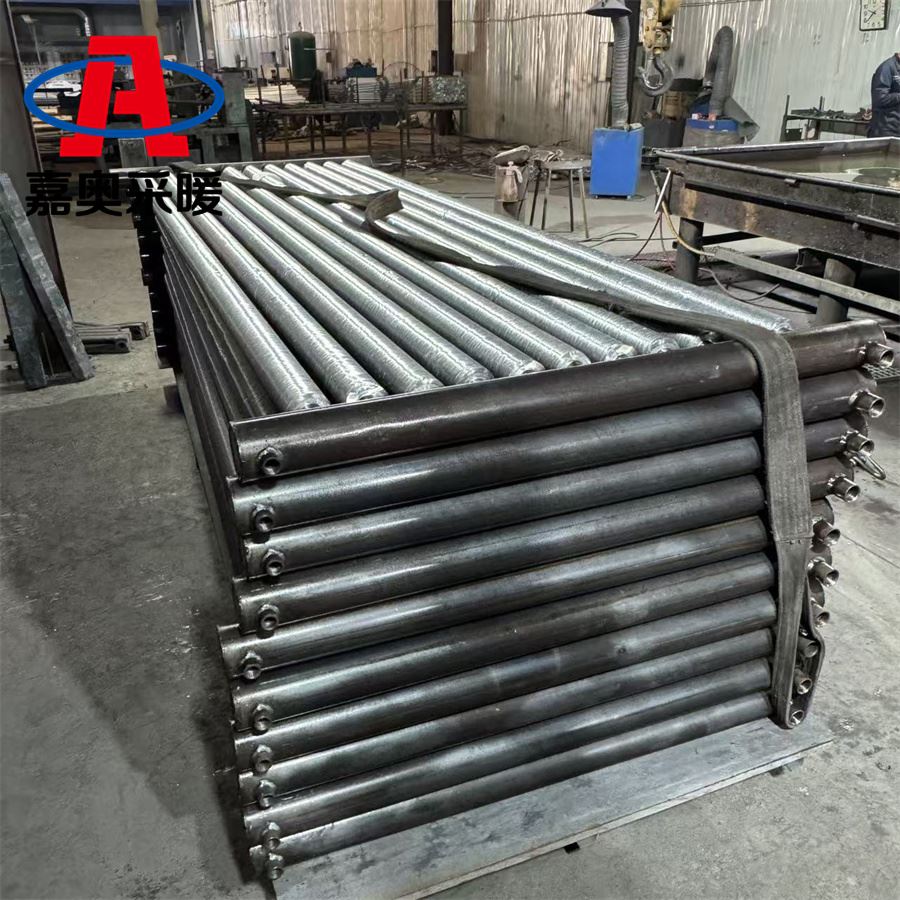 蔬菜大棚用弯头型翅片管暖气片  钢制弯管翅片式热水暖气片