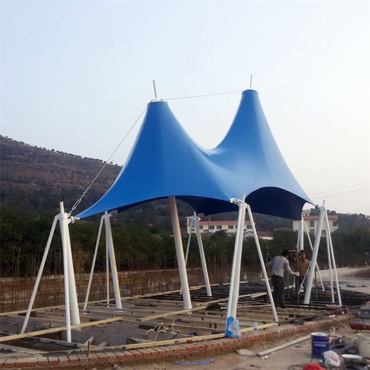 仿生膜结构树遮阳  透光减排降低能耗 创意设计