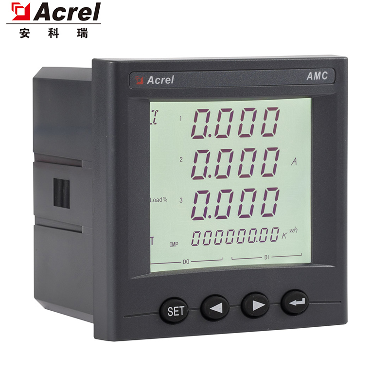 安科瑞AMC96三相电能参数测量仪 0.5s级 RS485通讯 光伏并网柜电表