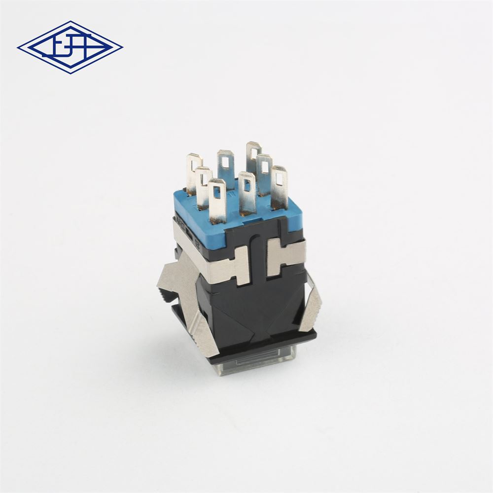 精锐科多色复位按钮开关12MM电话