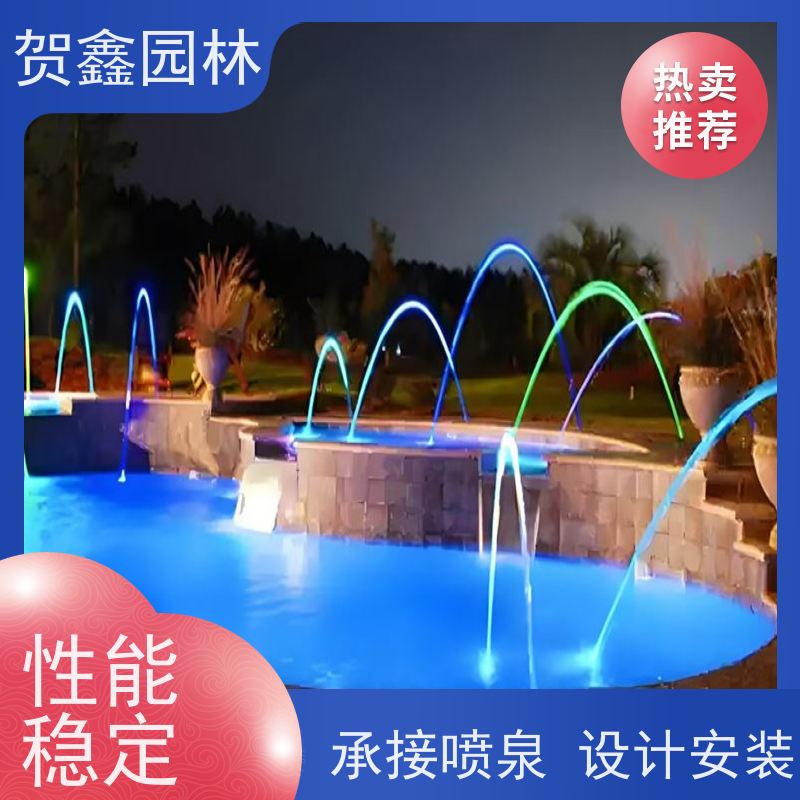  湖面喷泉安装厂家 河道喷泉公司 脚踏喷泉设备 喷泉安装