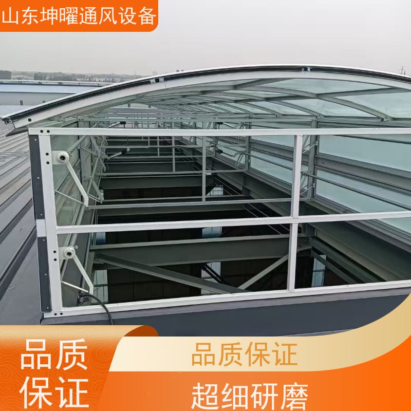 敞开式通风气楼 电动圆拱型采光排烟天窗 厂