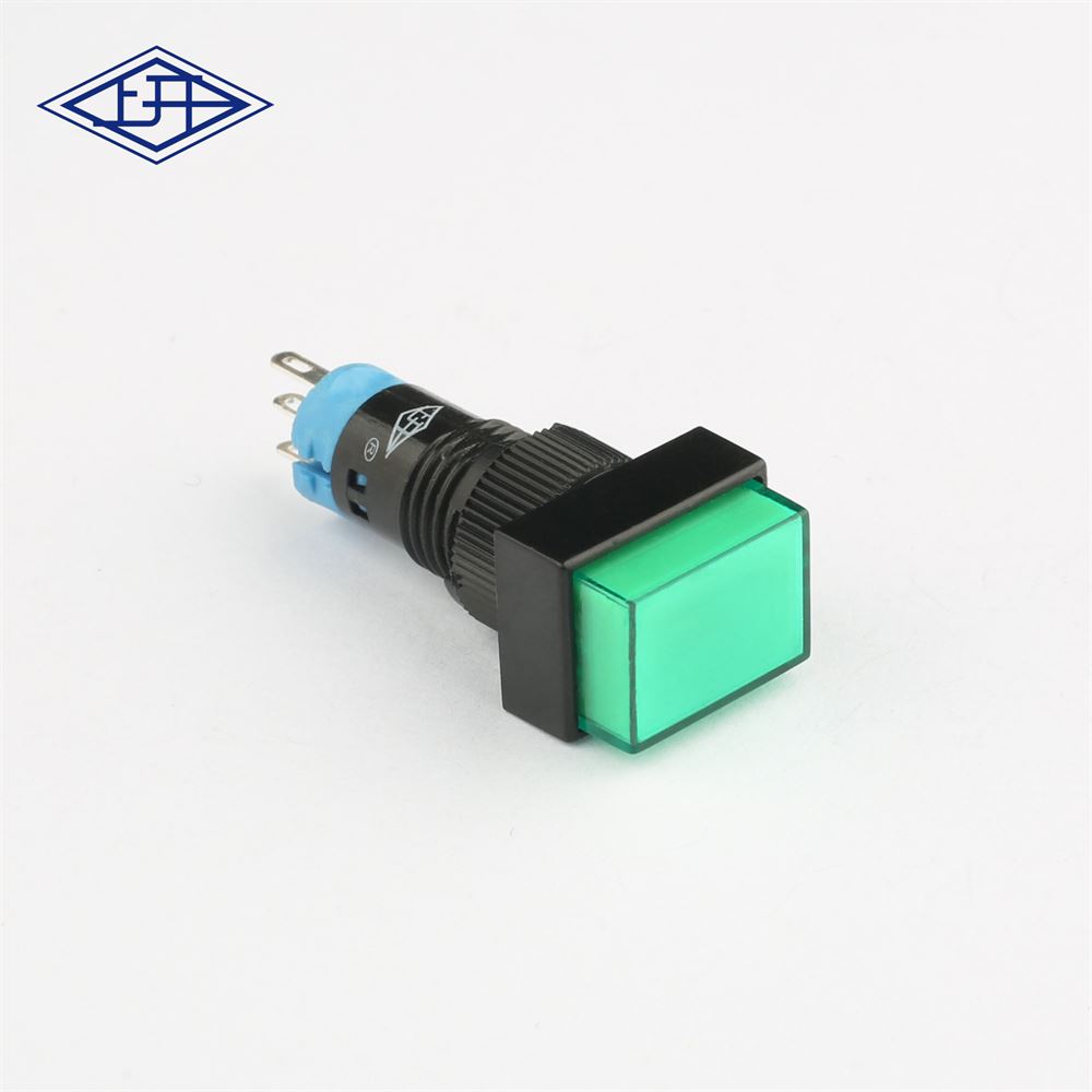 广东方头自锁按钮开关 14*14报价