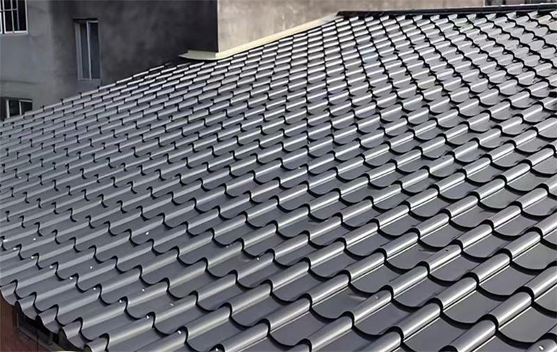 仿古金属瓦 古建屋面铝瓦 仿古金属瓦价格 颜色可定制