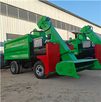  养殖场刮板式清粪车 牛场粪污清扫车 地面粪便清理车