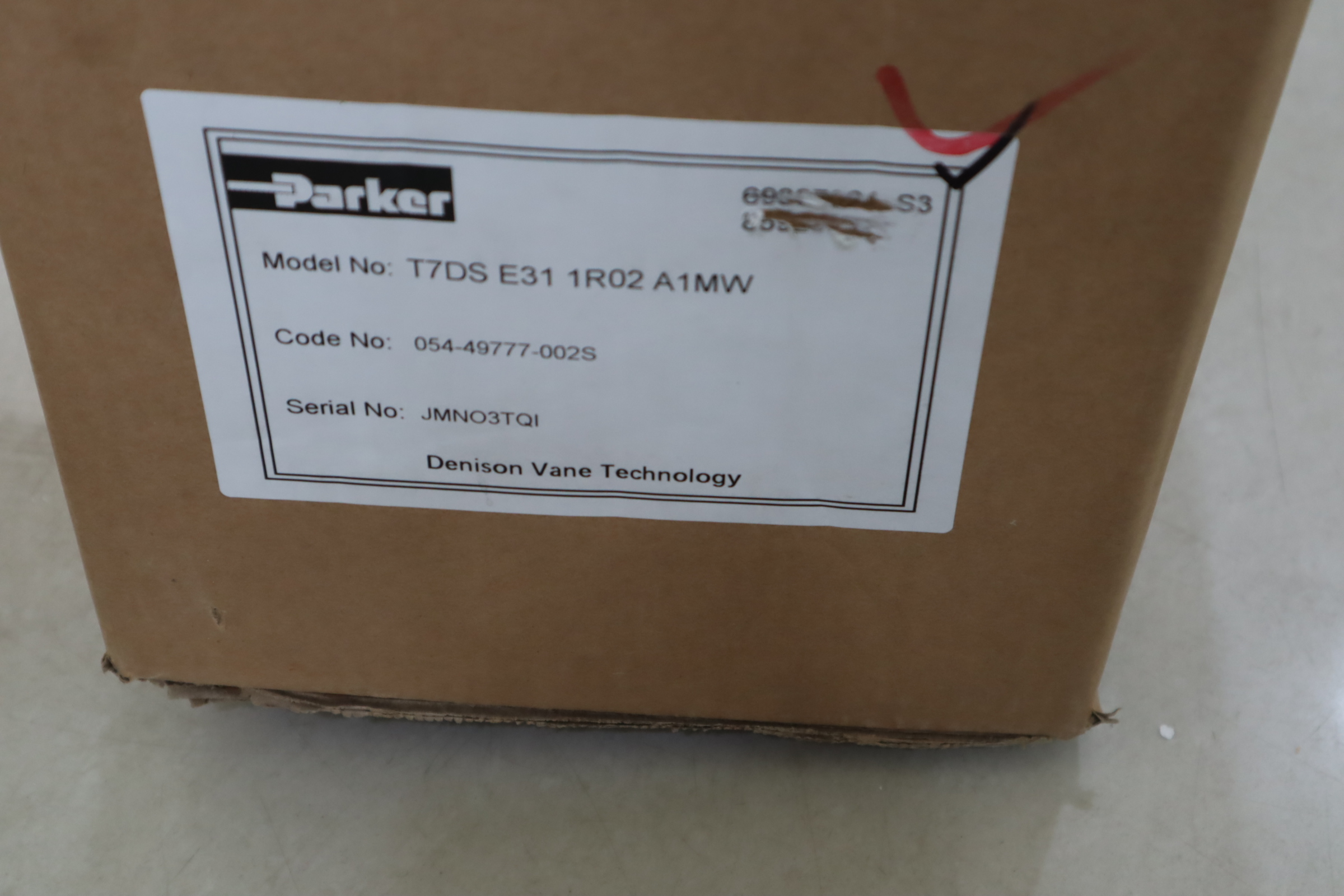 T7DS E31 1R02 A1MW 054-49777-002S 派克PARKER泵DENISON丹尼逊