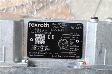 4WREE6W16-31/V/24F1 R901523727 德国力士乐REXROTH比例阀