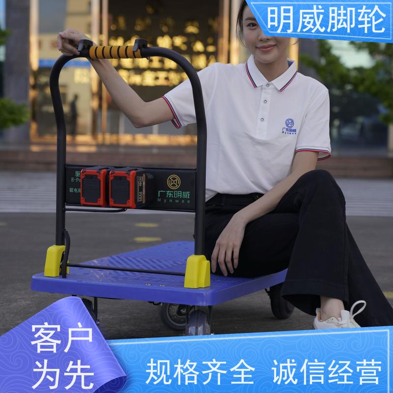 明威mw 60*90cm 小型电动平板手推车 大容量承载 厂商