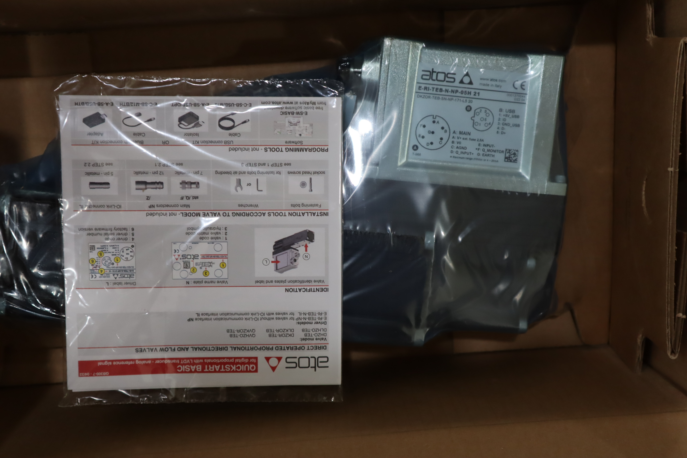 DKZOR-TEB-SN-NP-171-L5 20 意大利阿托斯ATOS比例阀