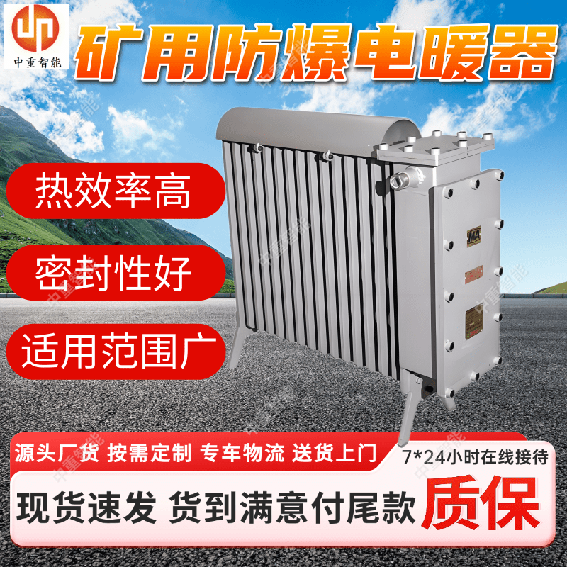 煤矿用防爆电热取暖器 RBE-2000/127(A)隔爆电暖气 维护便捷