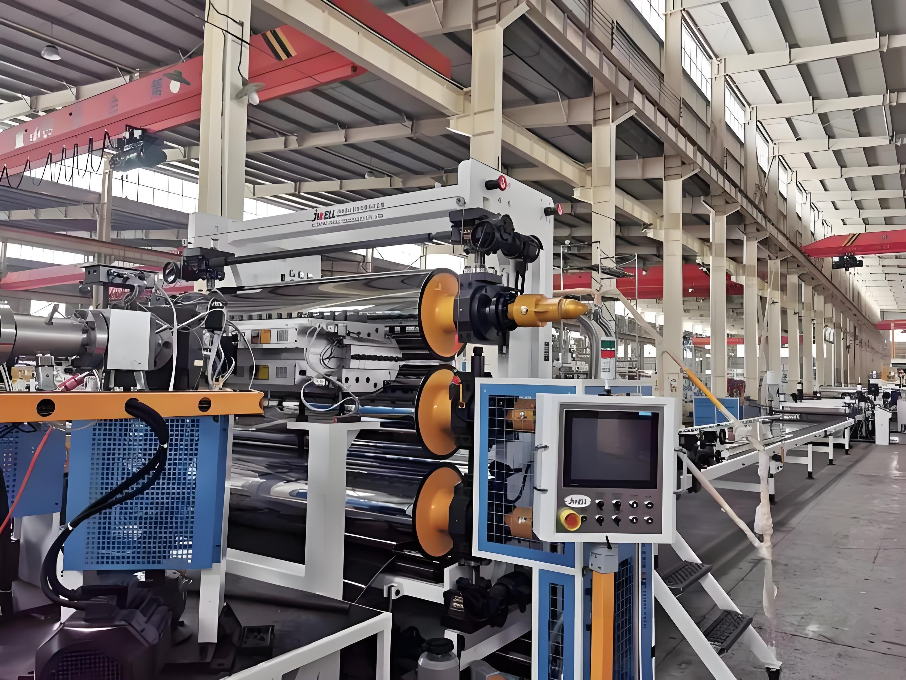 金纬机械小型 ABS 板材设备? 电视机外壳 ABS 片材设备厂