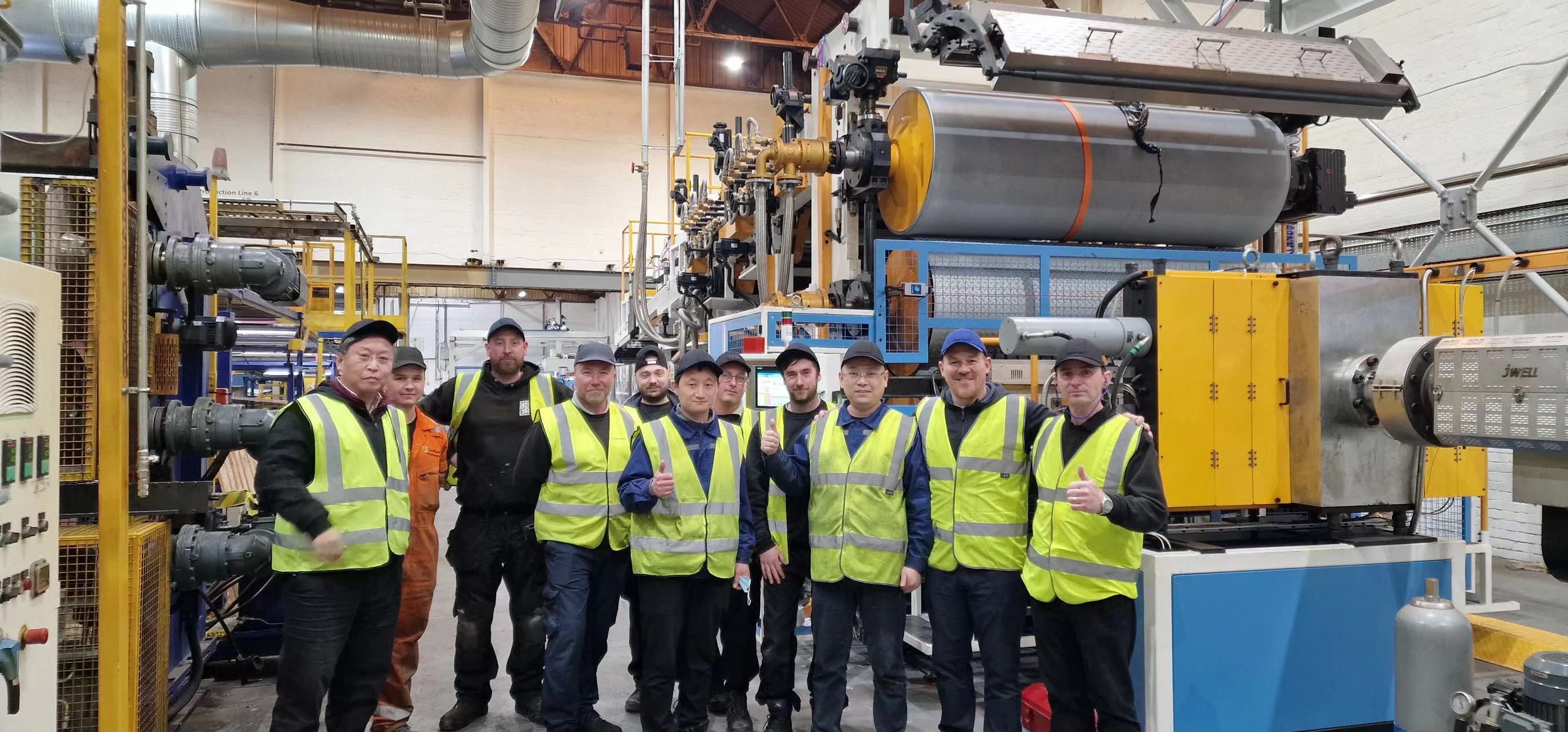 金纬机械 新技术 ABS 板材设备?  广告牌底板ABS挤出设备 厂商