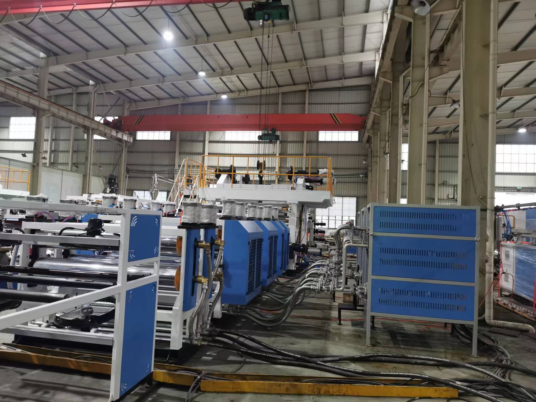 金纬机械 广告字壳ABS生产设备 复印机外壳 ABS 片材机组多少钱