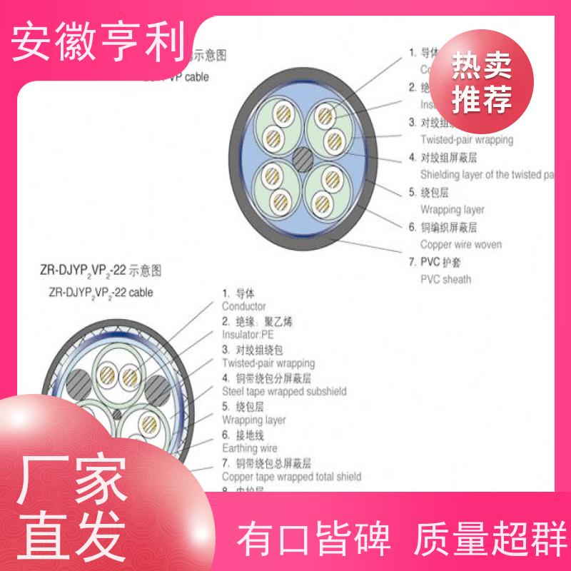 安徽亨利仪表电缆有限公司 15*1.5 性能稳定 铜丝编织