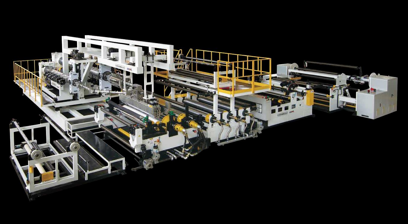 四川PVC 淋膜生产线 大型无纺布淋膜生产线多少钱