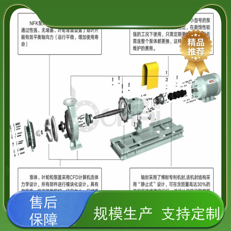 南方 压滤机入料泵 衬PVDF 36小时内上门服务 无锡创明双膜片联轴器
