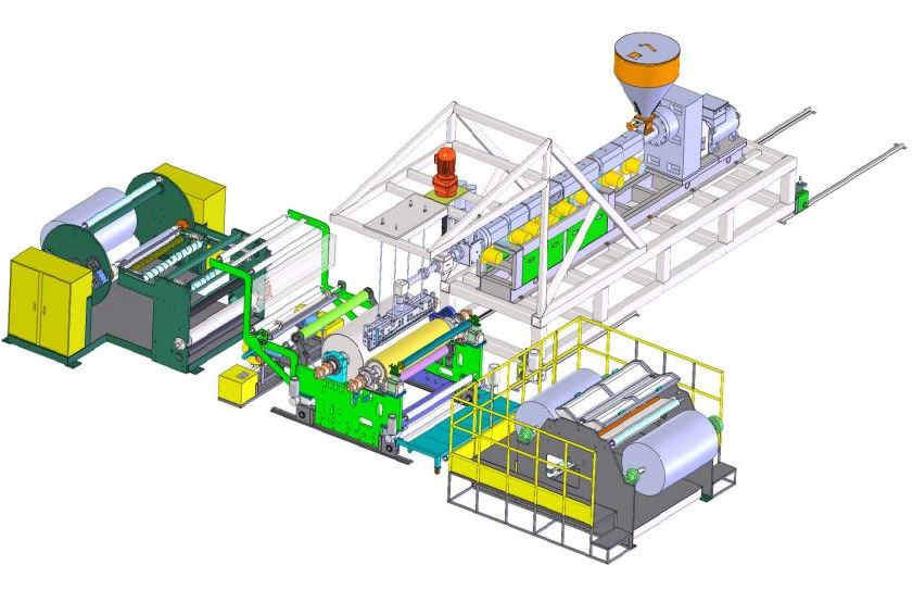 成都PE 淋膜生产线 TPR 淋膜复合设备厂家