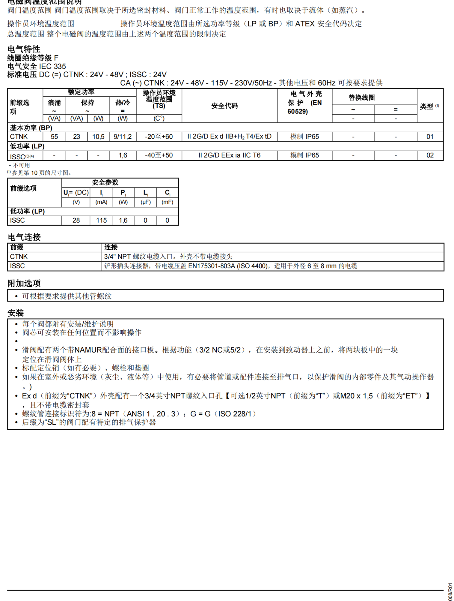 ASCO隔爆电磁阀腐蚀性介质WSNF8210D489