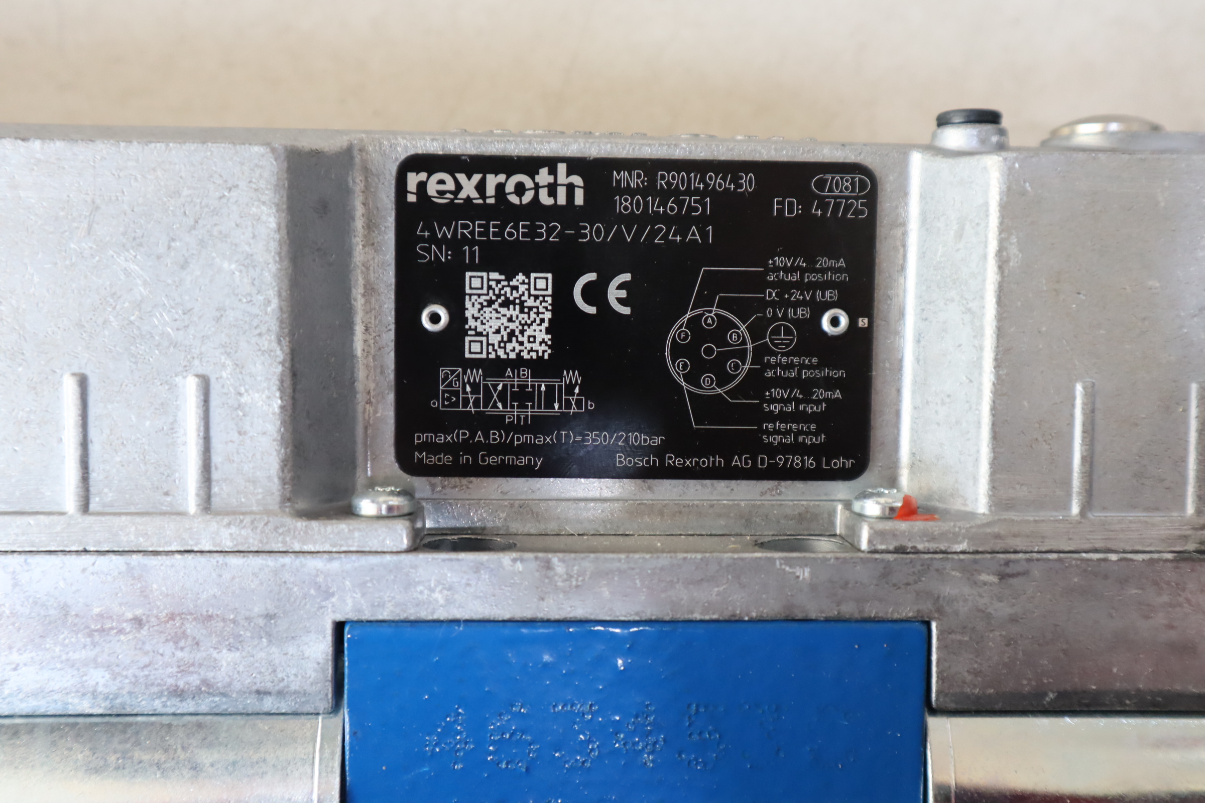 4WREE6E32-31/V/24A1 R901496430 力士乐REXROTH比例阀液压阀