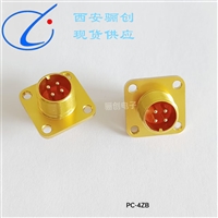 4芯焊接连接器PC-4ZB插座  PC-4TB的尾部 骊创大量库存供应