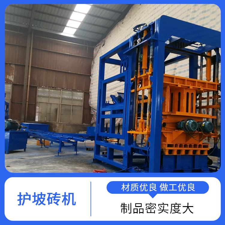 东辰机械 液压彩砖设备 独特的旋转布料方式 防滑耐磨更安全