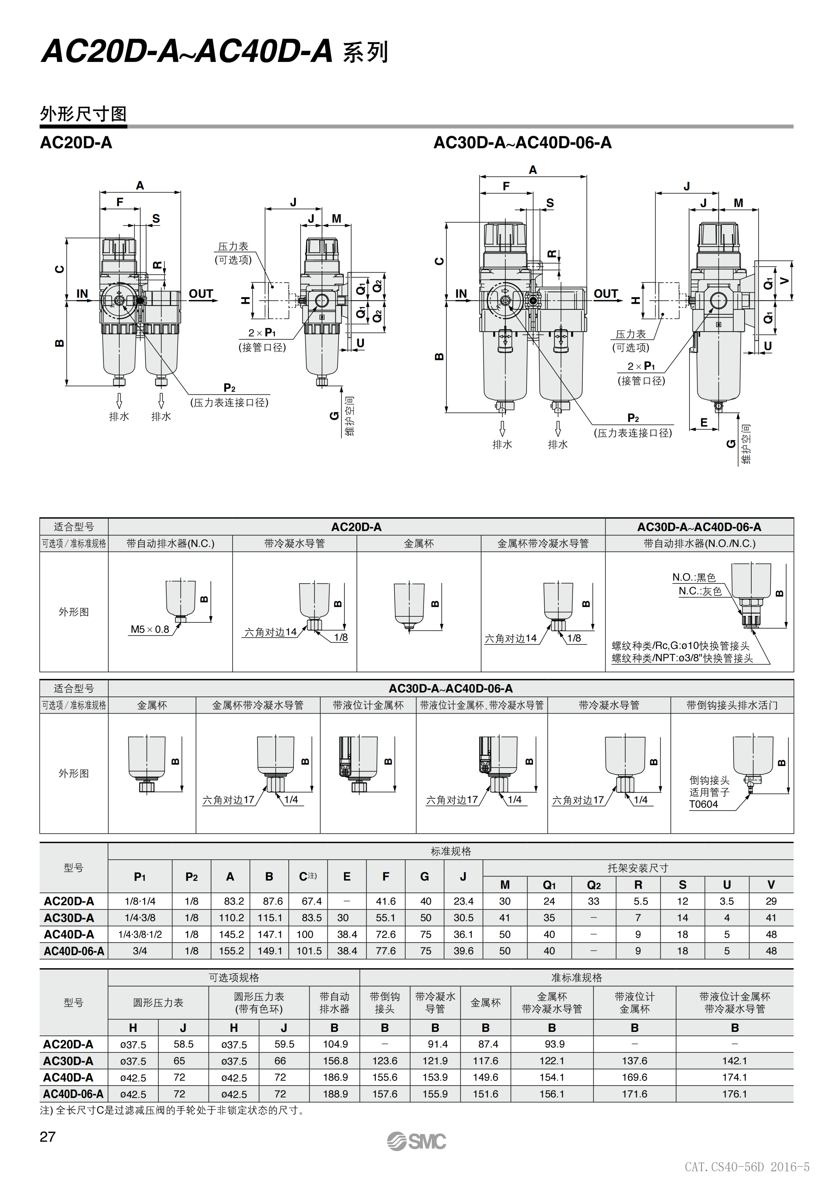 SMC侧面配管机控阀VM230-02-00A